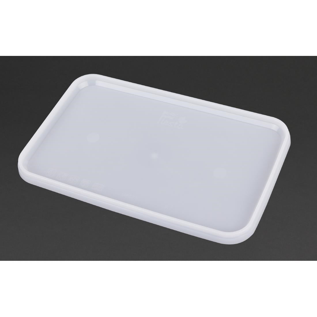 Ice Cream Container Lids 1.2Ltr (40 Pack) (192(W)x127(L)mm | Pack of 40) • PAS-DA571