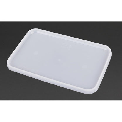 Ice Cream Container Lids 1.2Ltr (40 Pack) (192(W)x127(L)mm | Pack of 40) • PAS-DA571