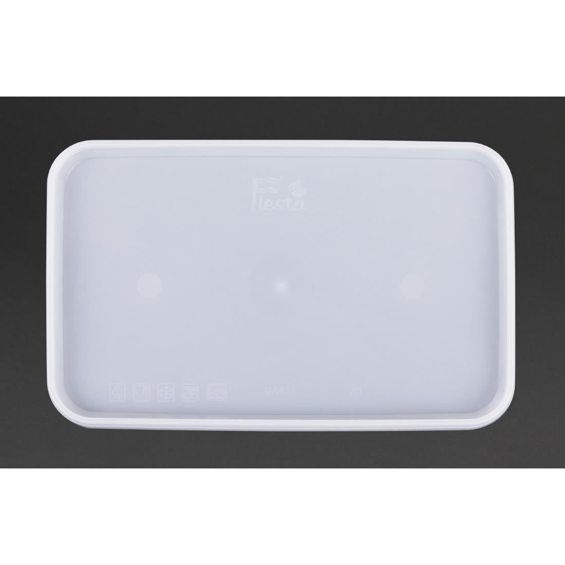 Ice Cream Container Lids 1.2Ltr (40 Pack) (192(W)x127(L)mm | Pack of 40) • PAS-DA571