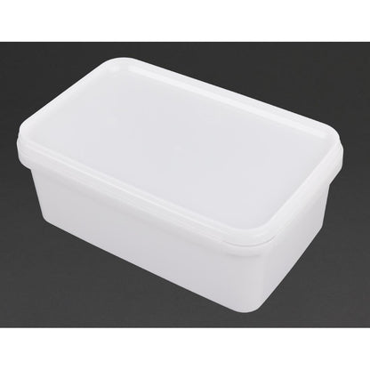 Ice Cream Container Lids 1.2Ltr (40 Pack) (192(W)x127(L)mm | Pack of 40) • PAS-DA571