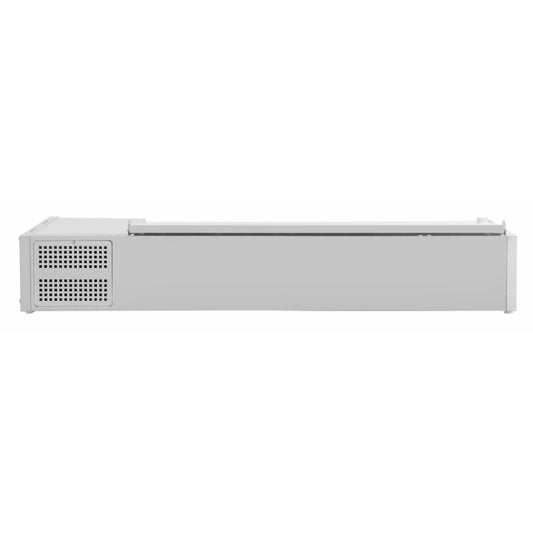 Polar G-Series Countertop Prep Fridge with Lid 6x 1/4GN • PAS-DA680-A