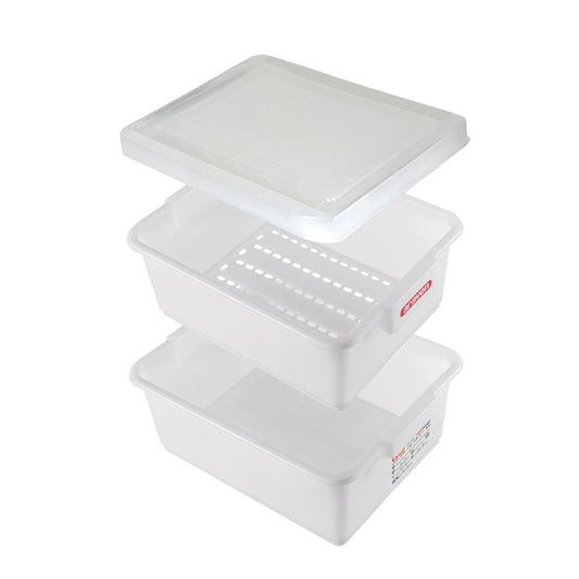 Araven Defrost Kit Set 3 Piece (Set includes: 35ltr box, 35ltr perforated insert and lid) • PAS-DA813