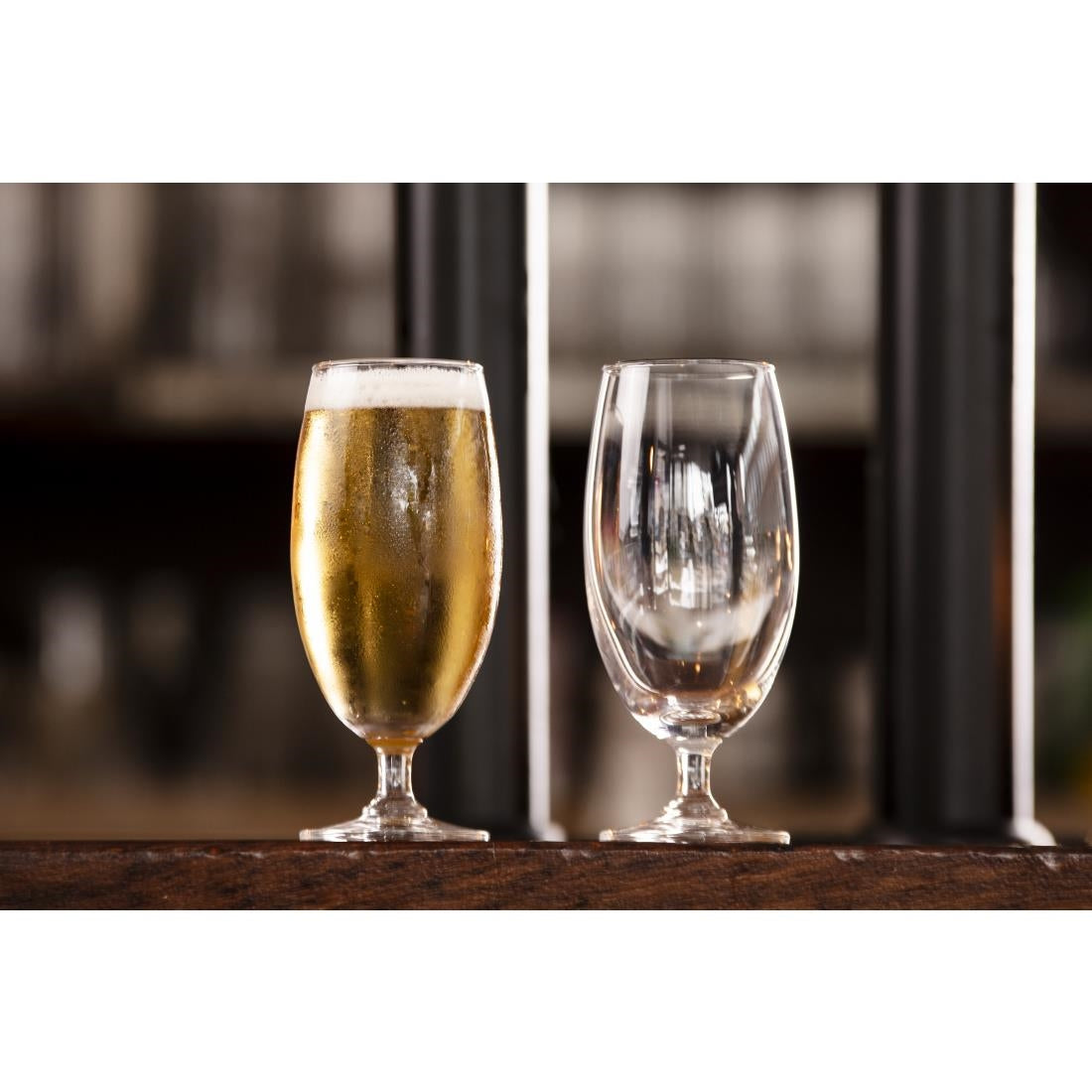 Olympia Stemmed Beer Glasses 420ml (6 Pack) • PAS-DA933