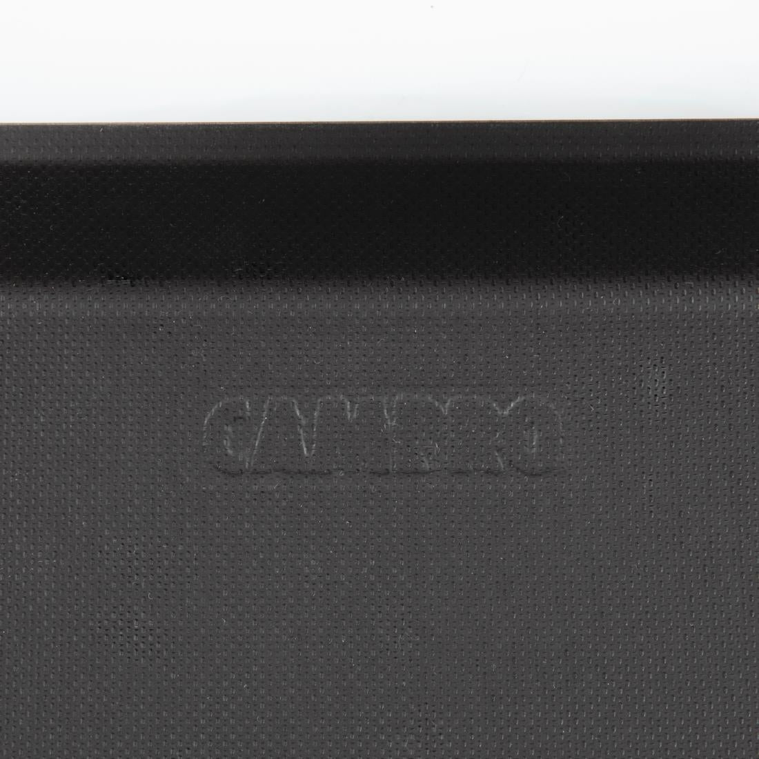 Cambro Treadlite Rectangular Non-Slip Tray - Black - 457x355mm • PAS-DB005