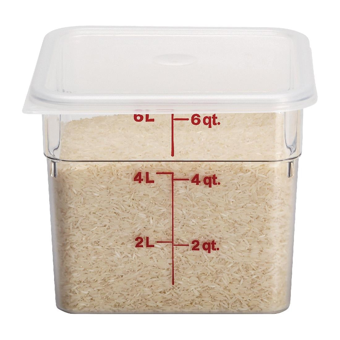 Cambro Square Polycarbonate Food Storage Container 5.7 Litre • PAS-DB010