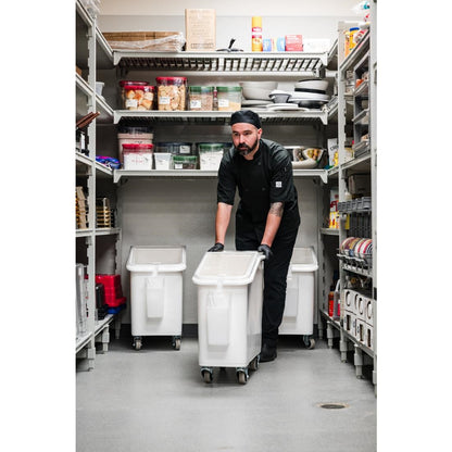 Cambro Mobile Ingredient Bin White 102Ltr • PAS-DB126