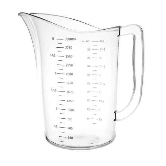 Vogue Polycarbonate Measuring Jug 3Ltr • PAS-DB453