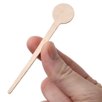 Fiesta Compostable Biodegradable Wooden Cocktail Stirrers 100mm (Pack of 100) • PAS-DB492