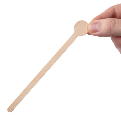 Fiesta Compostable Biodegradable Wooden Cocktail Stirrers 150mm (Pack of 100) • PAS-DB493