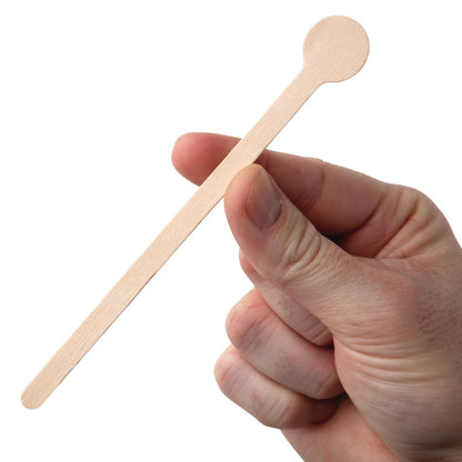 Fiesta Compostable Biodegradable Wooden Cocktail Stirrers 150mm (Pack of 100) • PAS-DB493