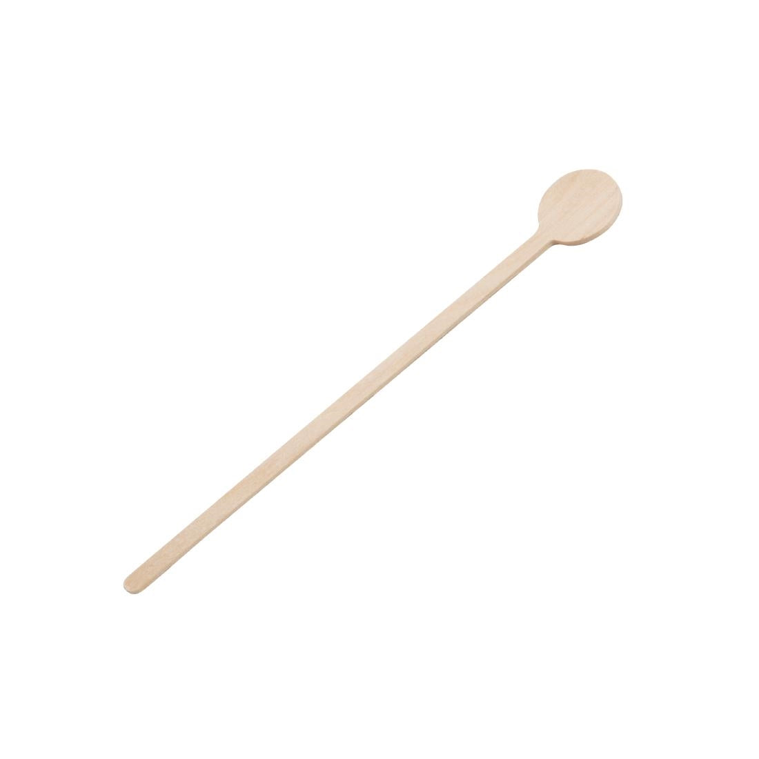 Fiesta Compostable Biodegradable Wooden Cocktail Stirrers 150mm (100 Pack) (Pack of 100) • PAS-DB493