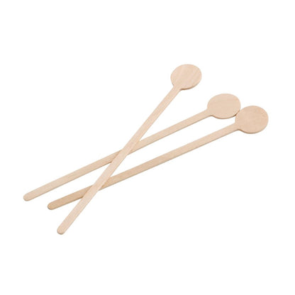 Fiesta Compostable Biodegradable Wooden Cocktail Stirrers 150mm (100 Pack) (Pack of 100) • PAS-DB493