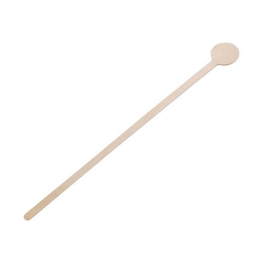 Fiesta Biodegradable Wooden Cocktail Stirrers 200mm (Pack of 100) • PAS-DB494