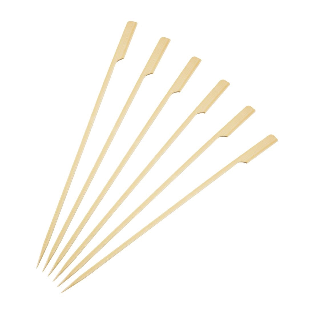 Fiesta Biodegradable Bamboo Paddle Skewers 240mm (Pack of 100) • PAS-DB498