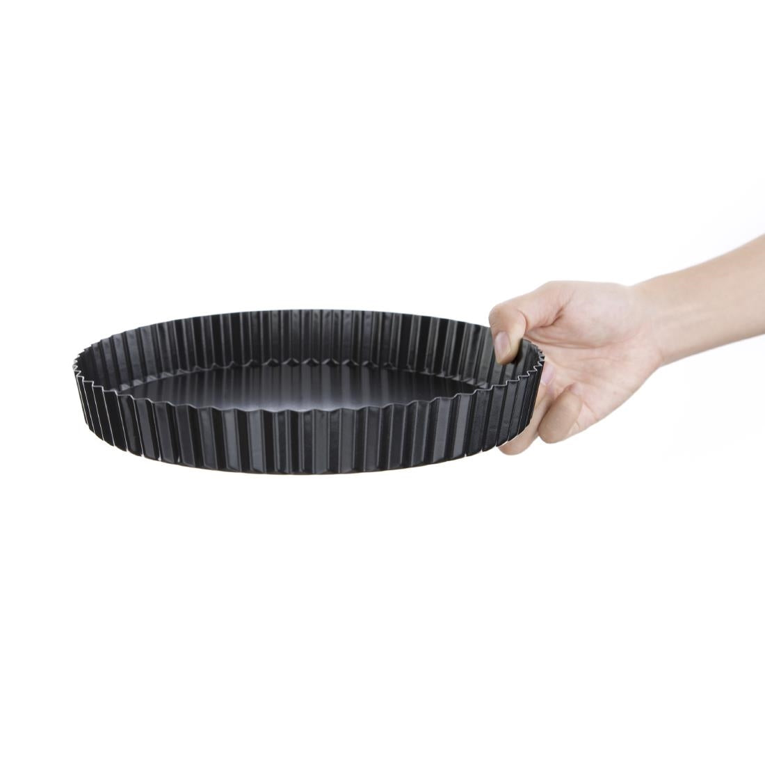 Vogue Non-Stick Quiche Tin With Removable Base 250mm • PAS-DB567