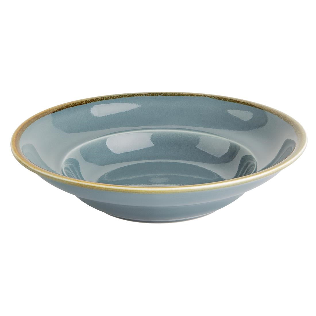 Olympia Kiln Ocean Pasta Bowl - 340ml 11.5fl oz (4 Pack) (250(Ø)mm | 9 3/4". Pack Quantity: 4) • PAS-DC305