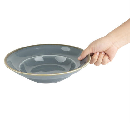 Olympia Kiln Ocean Pasta Bowl - 340ml 11.5fl oz (4 Pack) (250(Ø)mm | 9 3/4". Pack Quantity: 4) • PAS-DC305