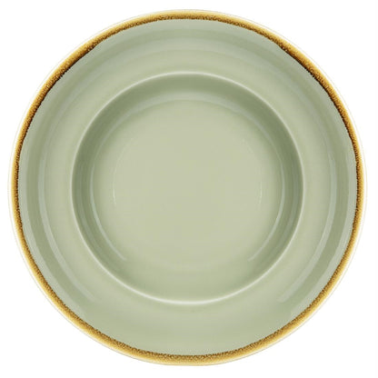 Olympia Kiln Moss Pasta Bowl - 340ml 11.5fl oz (4 Pack) (250(Ø)mm | 9 3/4". Pack Quantity: 4) • PAS-DC307