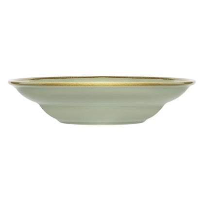 Olympia Kiln Moss Pasta Bowl - 340ml 11.5fl oz (4 Pack) (250(Ø)mm | 9 3/4". Pack Quantity: 4) • PAS-DC307