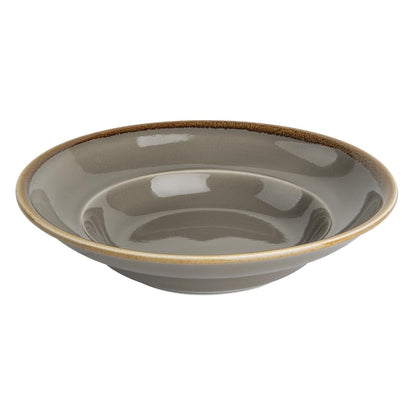 Olympia Kiln Smoke Pasta Bowl - 340ml 11.5fl oz (4 Pack) (250(Ø)mm | 9 3/4". Pack Quantity: 4) • PAS-DC308