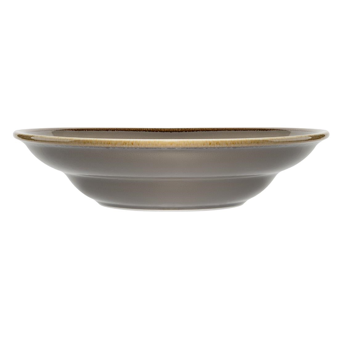Olympia Kiln Smoke Pasta Bowl - 340ml 11.5fl oz (4 Pack) (250(Ø)mm | 9 3/4". Pack Quantity: 4) • PAS-DC308