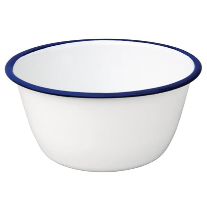 Olympia Enamel Pudding Bowls 155mm (6 Pack) (Pack of 6) • PAS-DC389