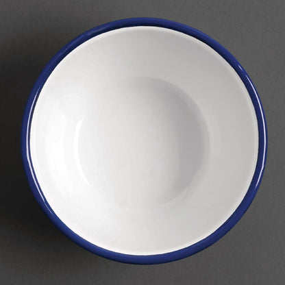 Olympia Enamel Pudding Bowls 155mm (6 Pack) (Pack of 6) • PAS-DC389