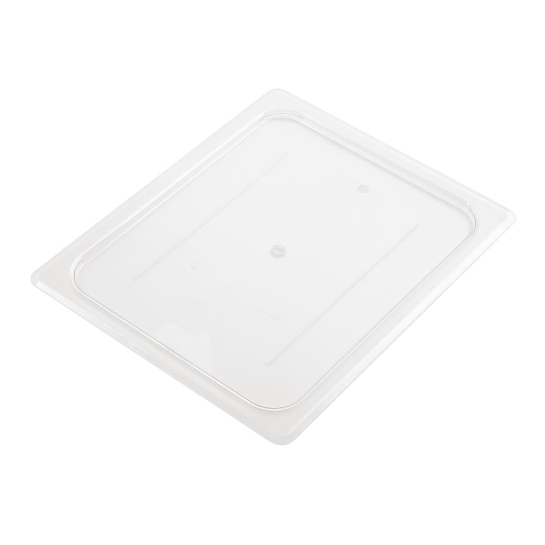 Cambro Polycarbonate Gastronorm 1/2 Flat Lid - Clear • PAS-DC663
