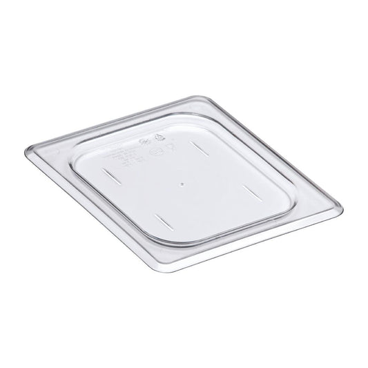 Cambro Polycarbonate Gastronorm 1/6 Flat Lid - Clear • PAS-DC666