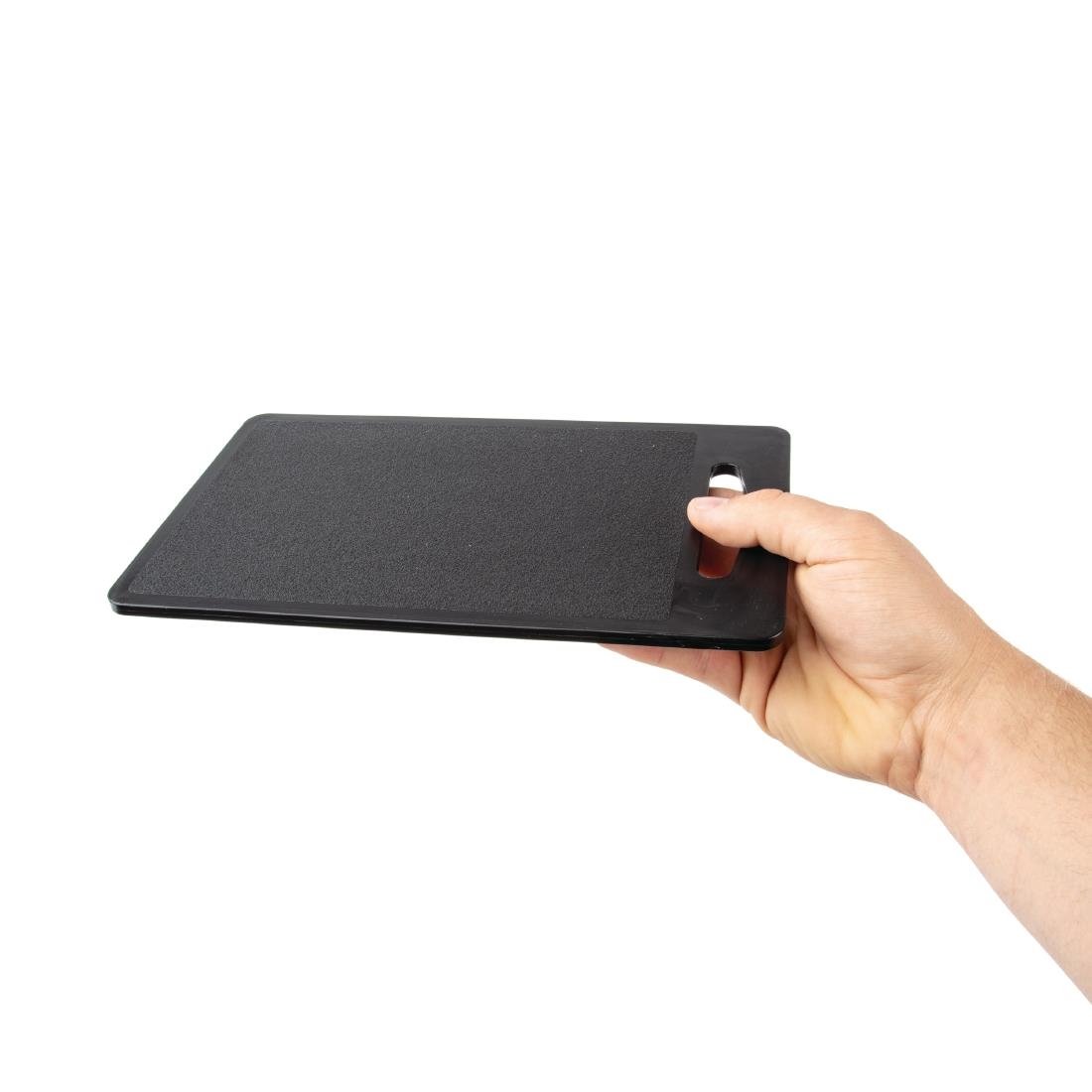 Hygiplas Bar Cutting Board Black - 153x255x7mm • PAS-DC717