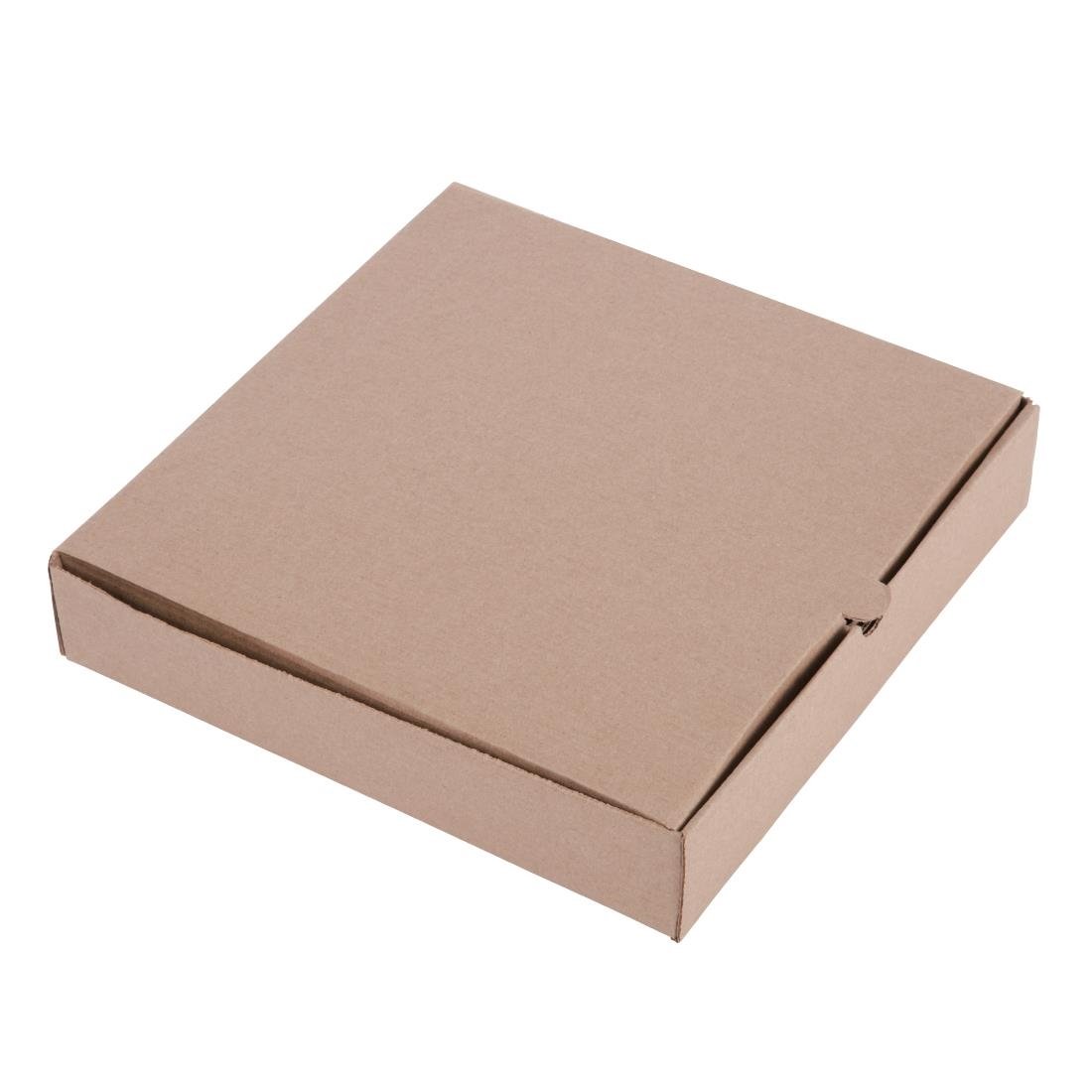 Fiesta Compostable Plain Pizza Pack Boxes 228mm (Pack of 100) • PAS-DC723