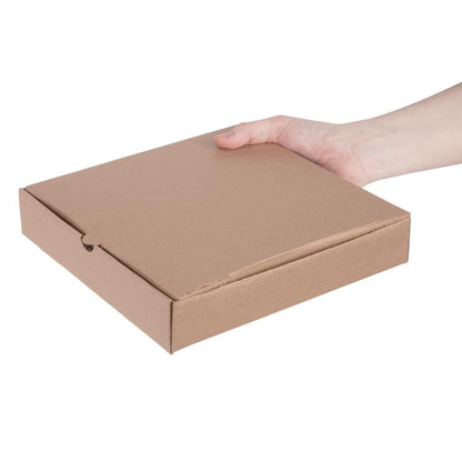 Fiesta Compostable Plain Pizza Pack Boxes 228mm (Pack of 100) • PAS-DC723