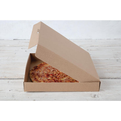 Fiesta Compostable Plain Pizza Boxes 12" (Pack of 100) • PAS-DC724