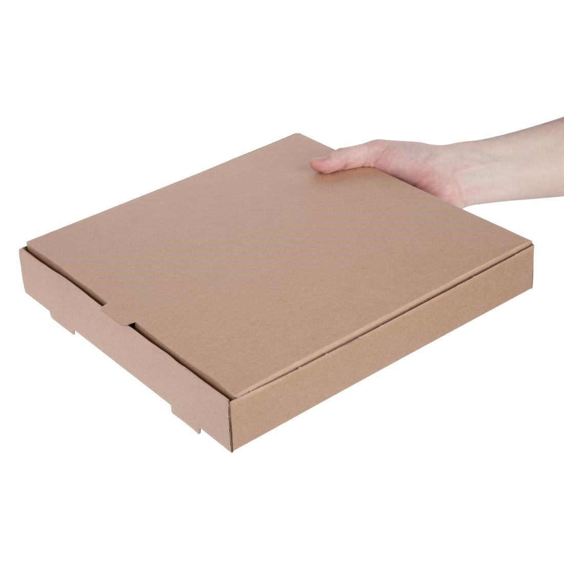 Fiesta Compostable Plain Pizza Boxes 12" (100 Pack) (Pack of 100) • PAS-DC724