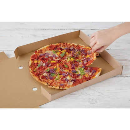 Fiesta Compostable Plain Pizza Pack Boxes 355mm (Pack of 50) • PAS-DC725