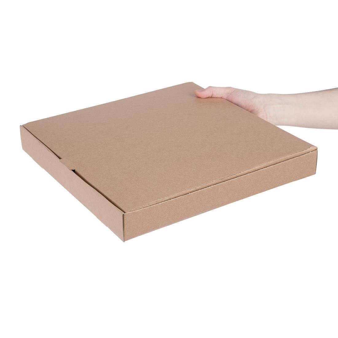 Fiesta Compostable Plain Pizza Pack Boxes 355mm (Pack of 50) • PAS-DC725