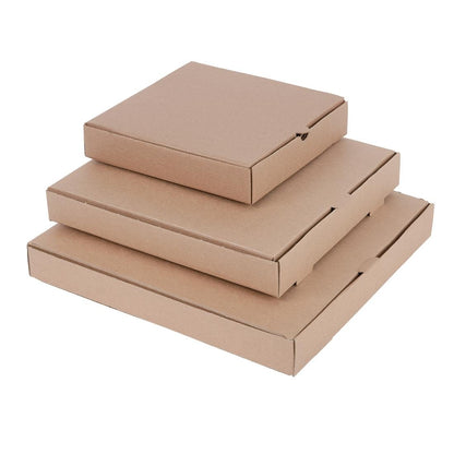 Fiesta Compostable Plain Pizza Boxes 12" (Pack of 100) • PAS-DC724