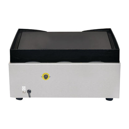 Apuro Cast Iron Countertop Electric Griddle (1.8kW. Cooking area: 385x280mm) • PAS-DC900-A