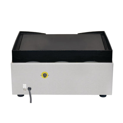 Apuro Cast Iron Countertop Electric Griddle (1.8kW. Cooking area: 385x280mm) • PAS-DC900-A
