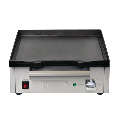 Apuro Cast Iron Countertop Electric Griddle (1.8kW. Cooking area: 385x280mm) • PAS-DC900-A