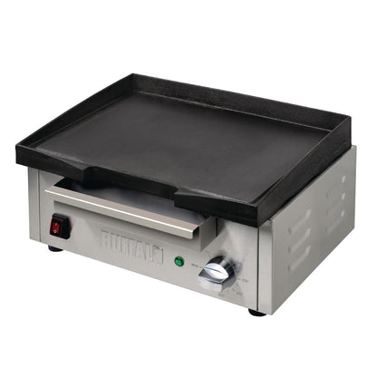 Apuro Cast Iron Countertop Electric Griddle (1.8kW. Cooking area: 385x280mm) • PAS-DC900-A