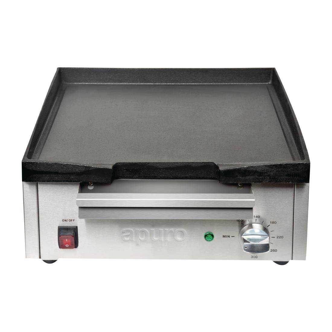 Apuro Large Cast Iron Countertop Electric Griddle • PAS-DC901-A