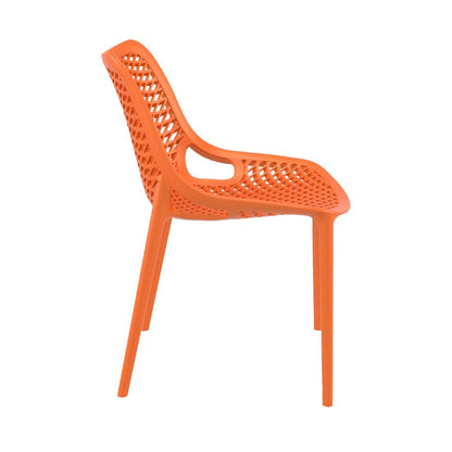Furnlink Siesta Exclusive Air Chair - Orange (2 Pack) (Pack of 2) • PAS-DD005