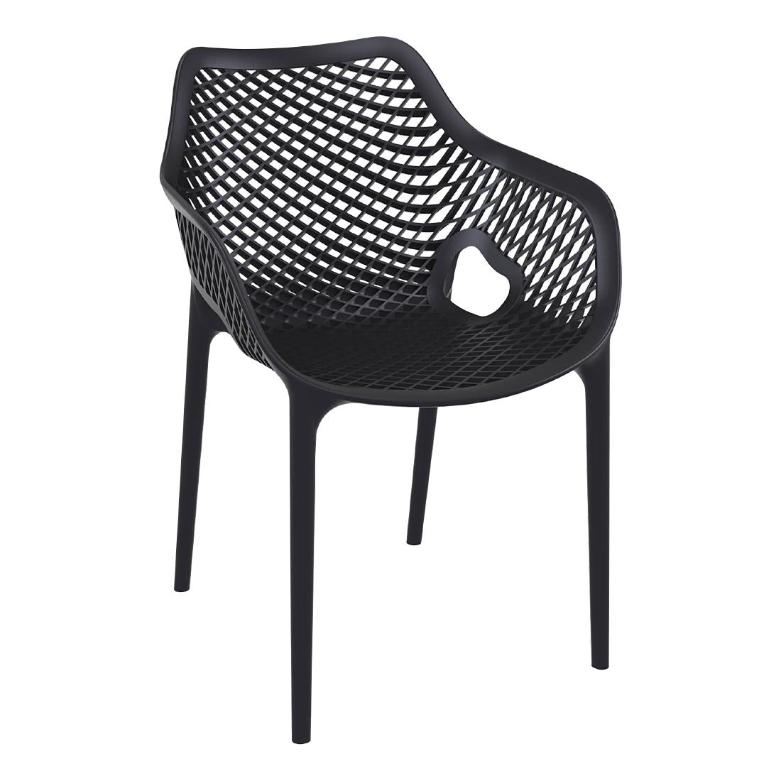 Siesta Exclusive Air XL Armchair Black (2 Pack) • PAS-DD010