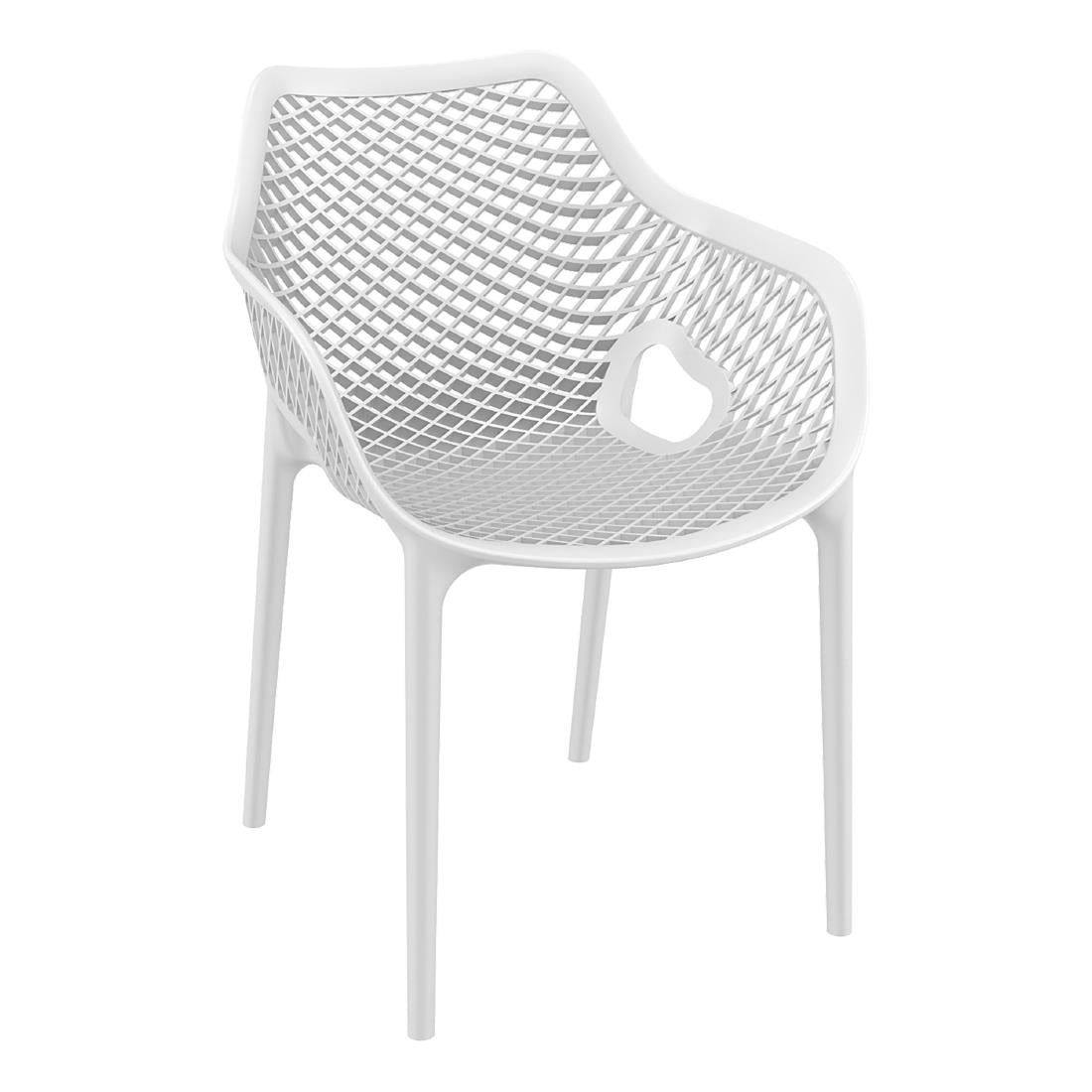 Furnlink Siesta Exclusive Air XL Armchair - White (2 Pack) (Pack of 2) • PAS-DD016