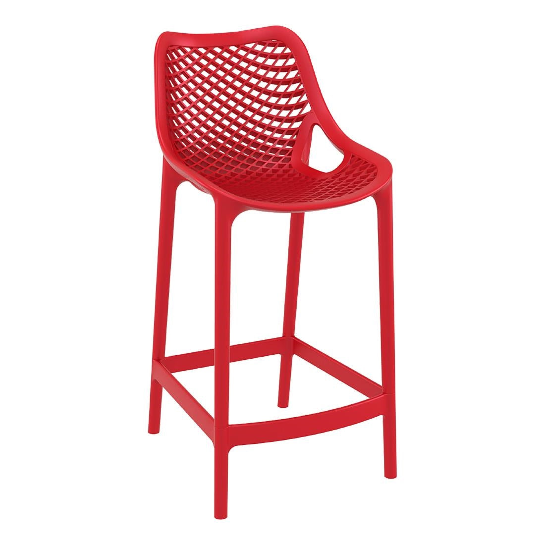 Furnlink Siesta Exclusive Air Barstool 65 - Red (2 Pack) (Pack of 2) • PAS-DD021