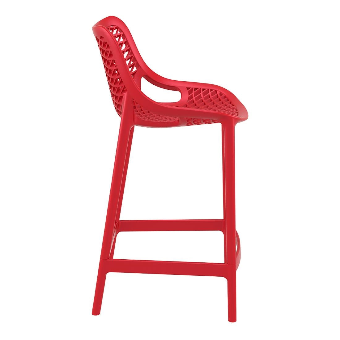 Furnlink Siesta Exclusive Air Barstool 65 - Red (2 Pack) (Pack of 2) • PAS-DD021