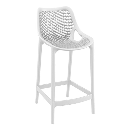 Furnlink Siesta Exclusive Air Barstool 65 - White (2 Pack) (Pack of 2) • PAS-DD023