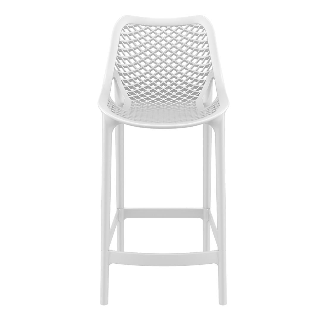 Furnlink Siesta Exclusive Air Barstool 65 - White (2 Pack) (Pack of 2) • PAS-DD023