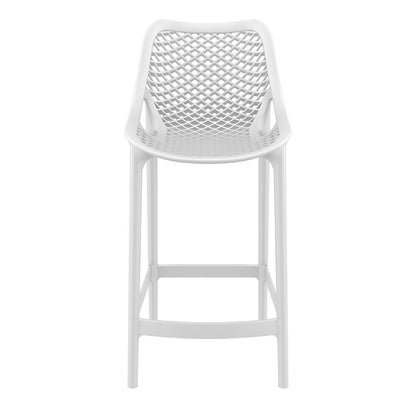 Furnlink Siesta Exclusive Air Barstool 65 - White (2 Pack) (Pack of 2) • PAS-DD023
